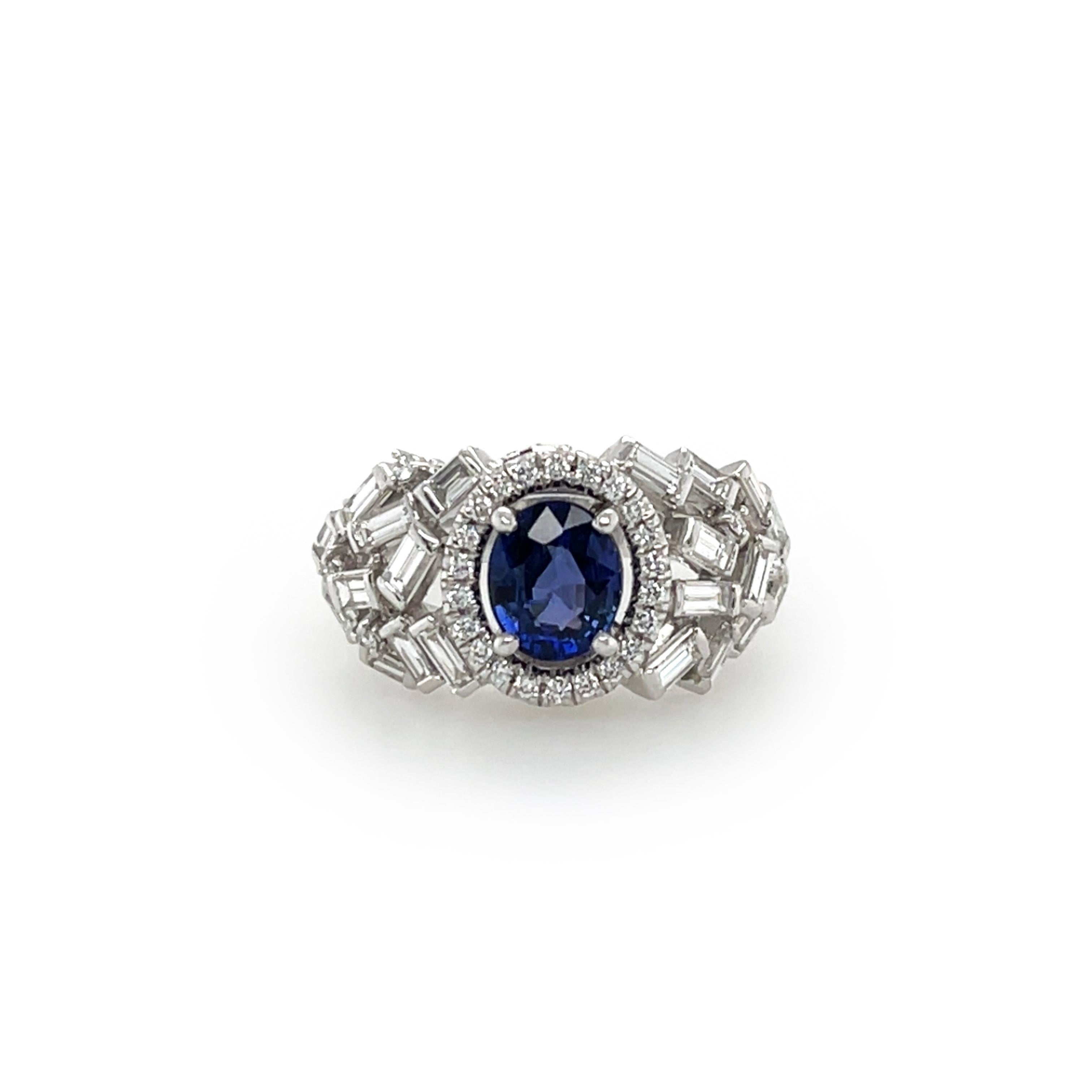 Sapphire & Diamond Ring - K.S. Sze & Sons