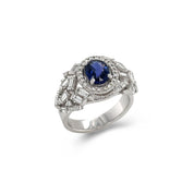 Sapphire & Diamond Ring - K.S. Sze & Sons