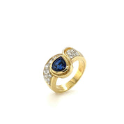 Sapphire & Diamond Ring - K.S. Sze & Sons