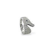 Diamond & Sapphire Rabbit Ring