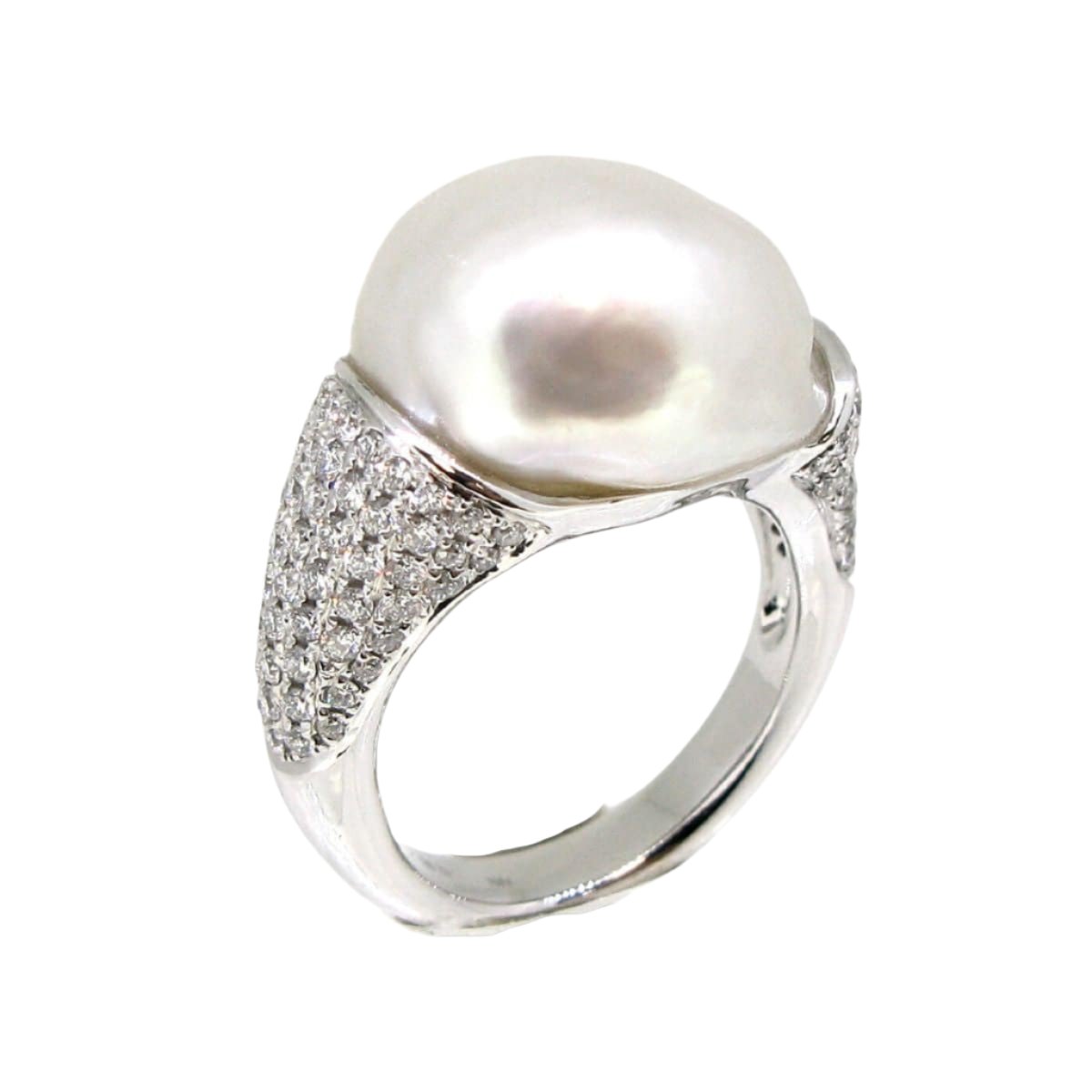 South Sea Dome Diamond Ring - K.S. Sze & Sons