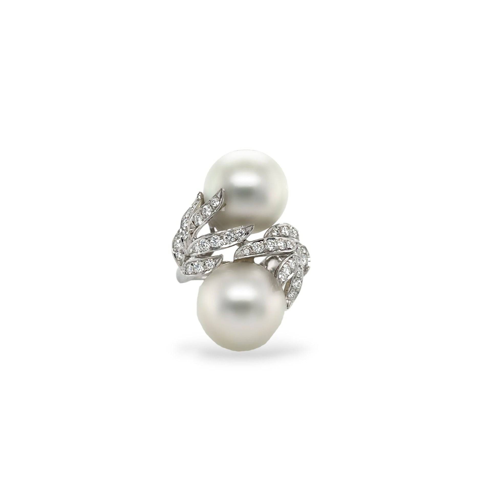 South Sea Pearl & Diamond Cocktail Ring
