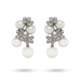 South Sea Pearl & Diamond Earrings