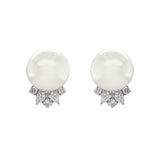 South Sea Pearl & Diamond Earrings