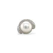 South Sea Pearl & Diamond Ring - K.S. Sze & Sons