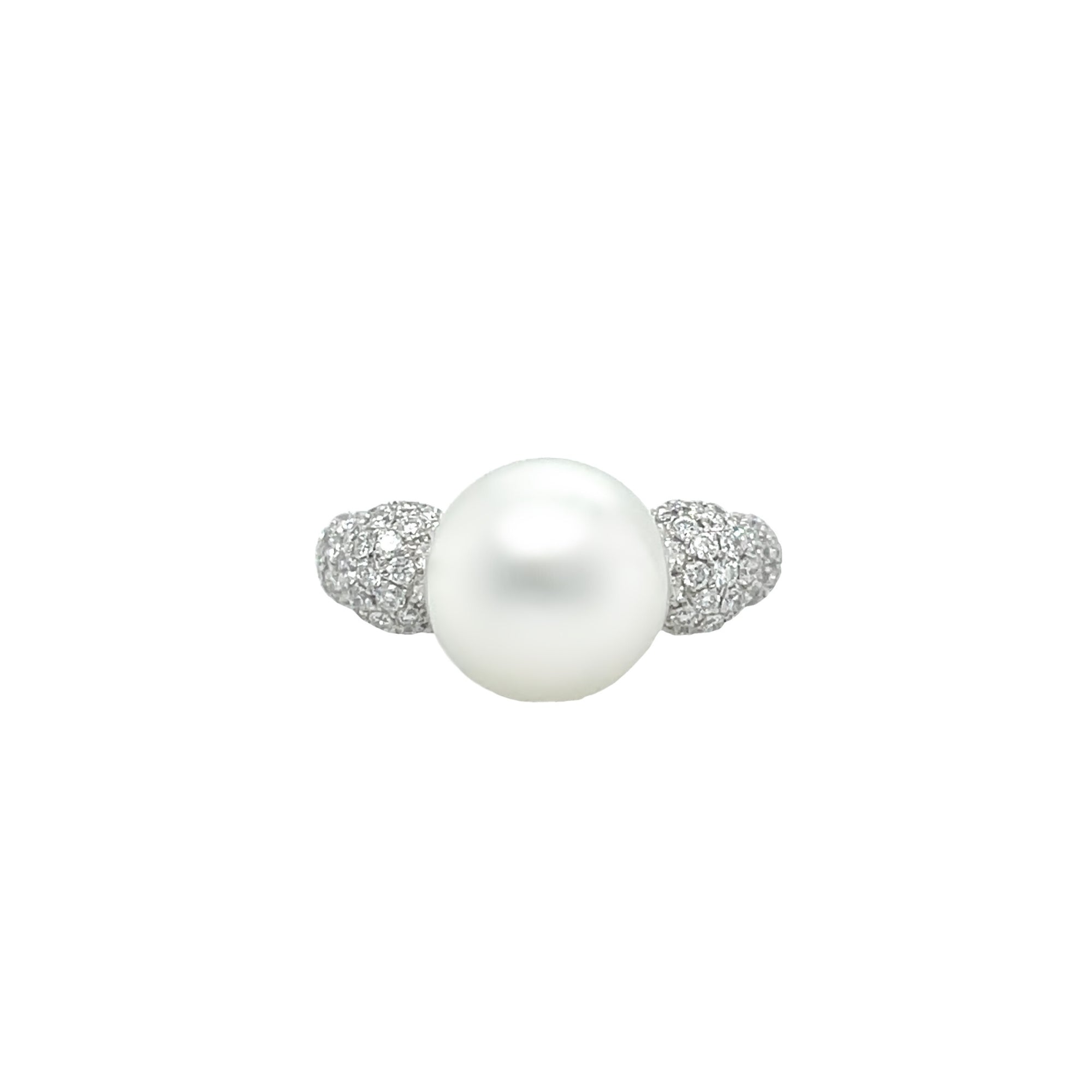 South Sea Pearl & Diamond Ring - K.S. Sze & Sons