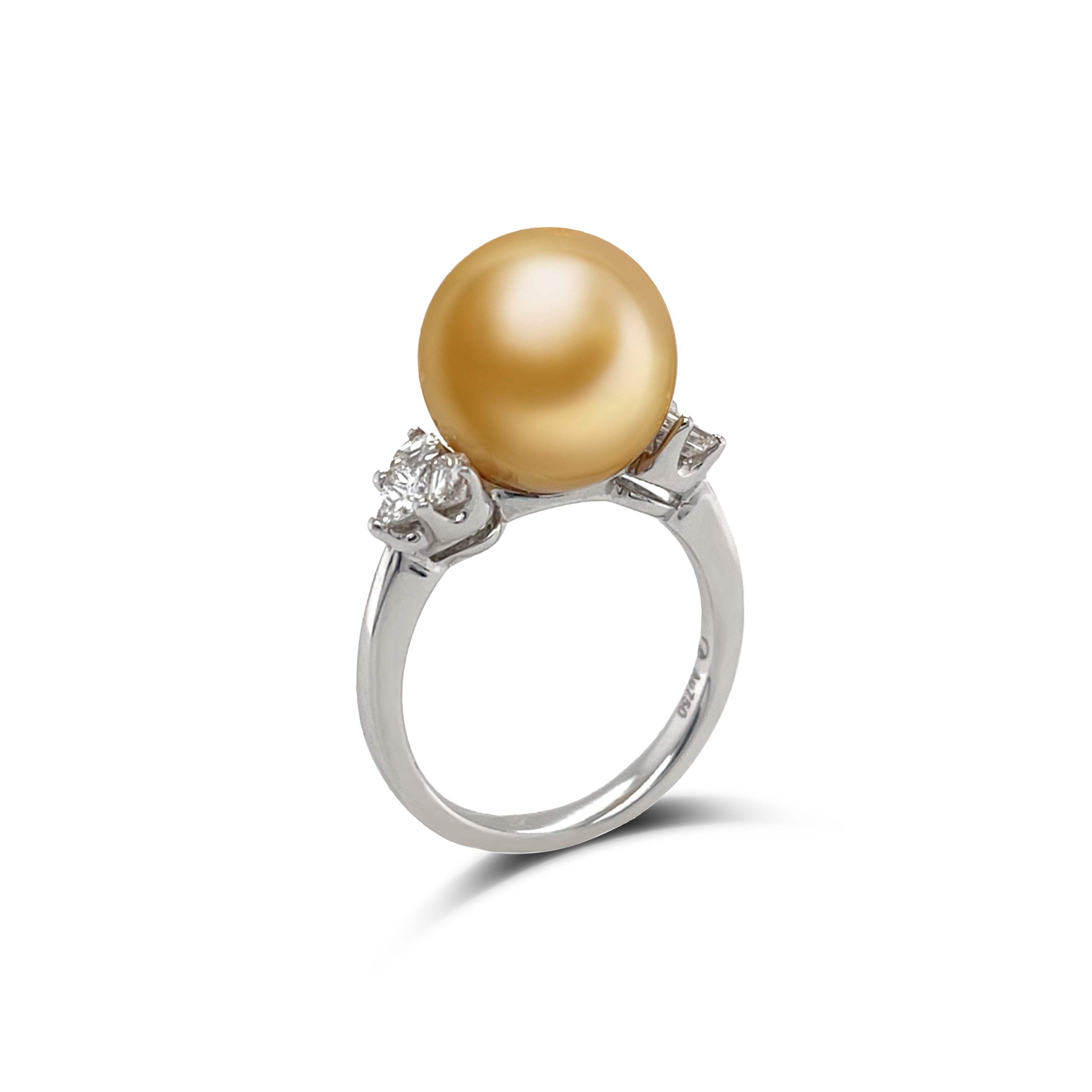 South Sea Pearl & Diamond Ring - K.S. Sze & Sons