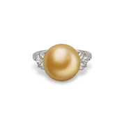 South Sea Pearl & Diamond Ring - K.S. Sze & Sons