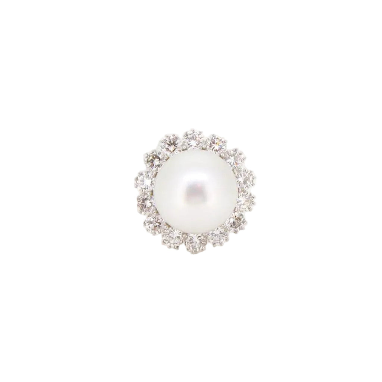 South Sea Pearl & Diamond Ring - K.S. Sze & Sons