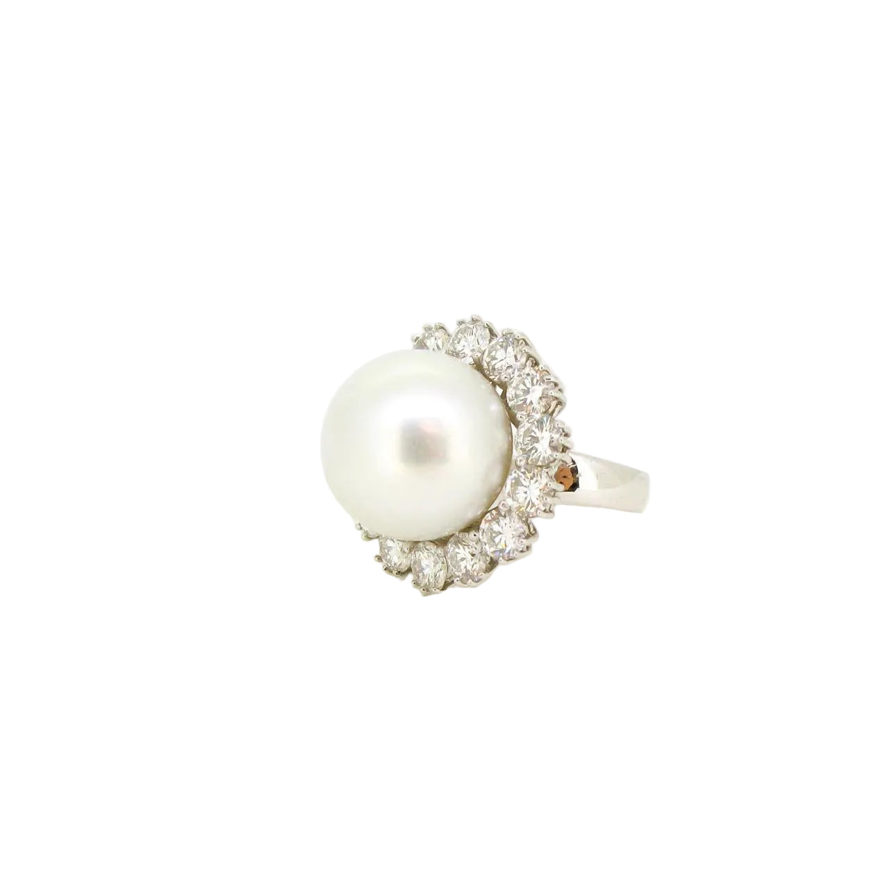South Sea Pearl & Diamond Ring - K.S. Sze & Sons