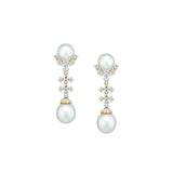 South Sea Pearl & Diamond Earrings