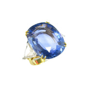 No Heat Sapphire Ring