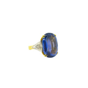 No Heat Sapphire Ring