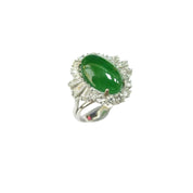 Jade & Diamond Ring - K.S. Sze & Sons
