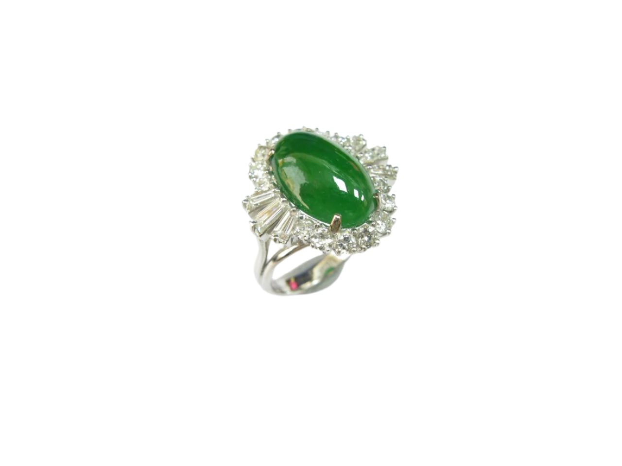 Jade & Diamond Ring