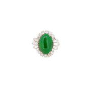 Jade & Diamond Ring - K.S. Sze & Sons