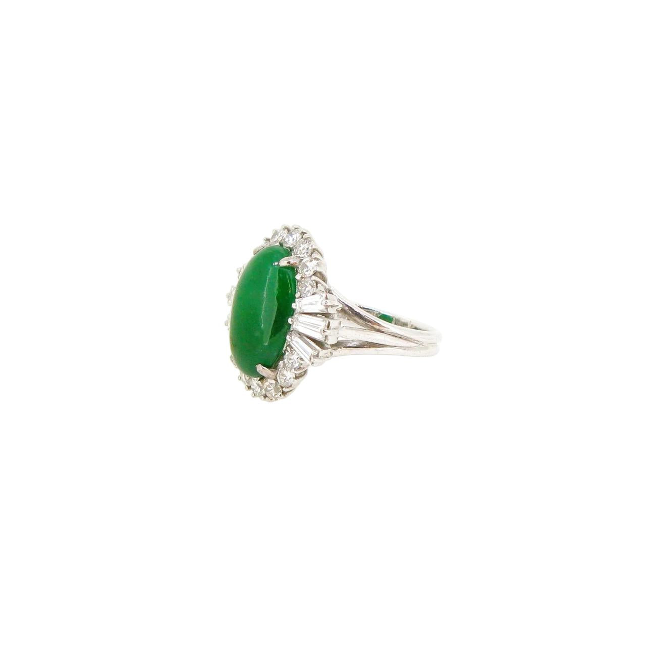 Jade & Diamond Ring - K.S. Sze & Sons