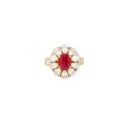 Ruby & Diamond Ring - K.S. Sze & Sons