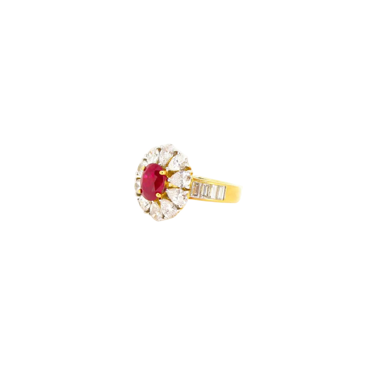 Ruby & Diamond Ring - K.S. Sze & Sons