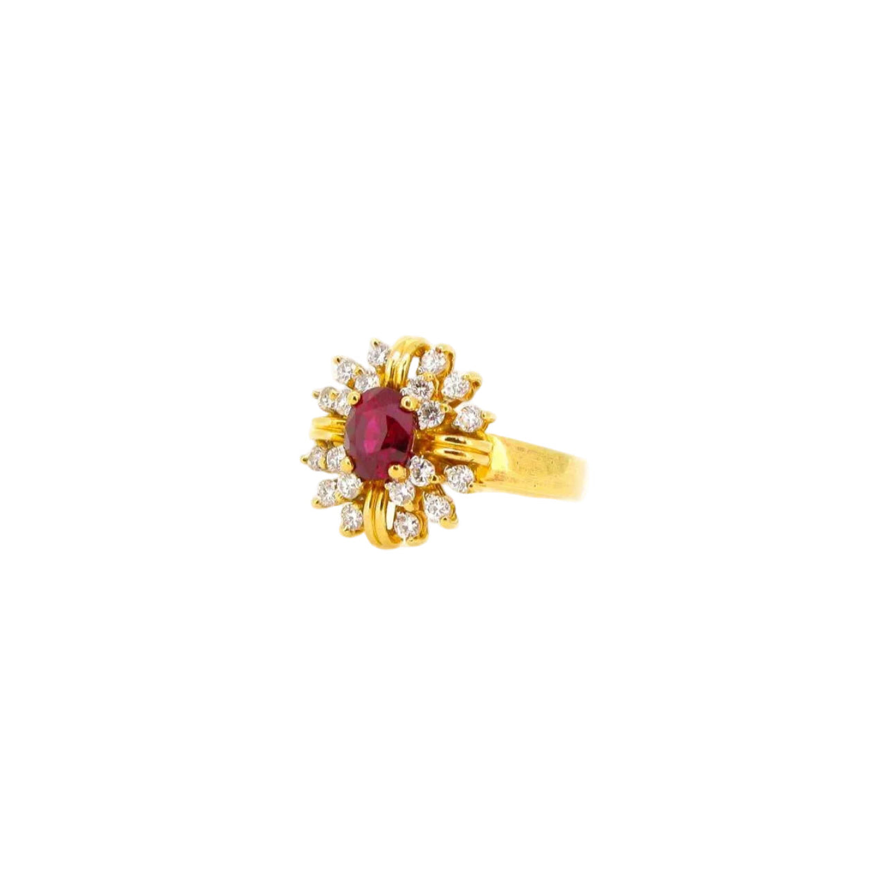 Ruby & Diamond Ring - K.S. Sze & Sons