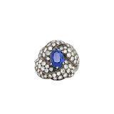 Sapphire & Diamond Ring