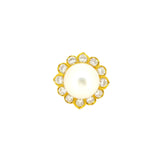 South Sea Pearl & Diamond Ring