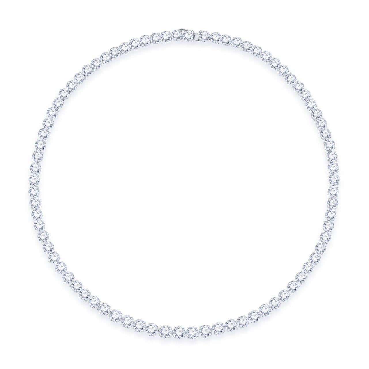 Tennis Diamond Necklace - K.S. Sze & Sons