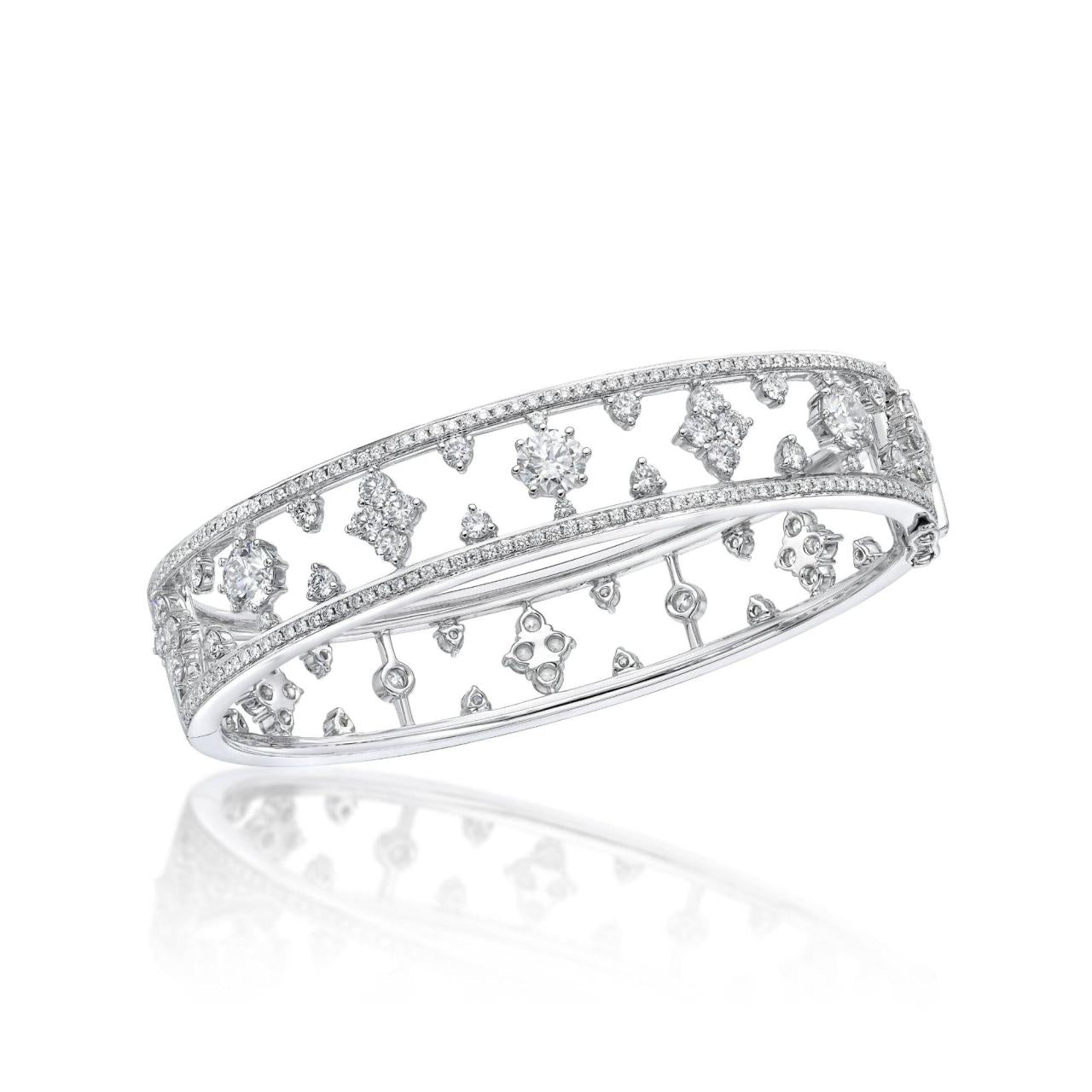 White Diamond Bangle (GIA Certificate) - K.S. Sze & Sons