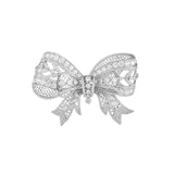 Ribbon Diamond Brooch