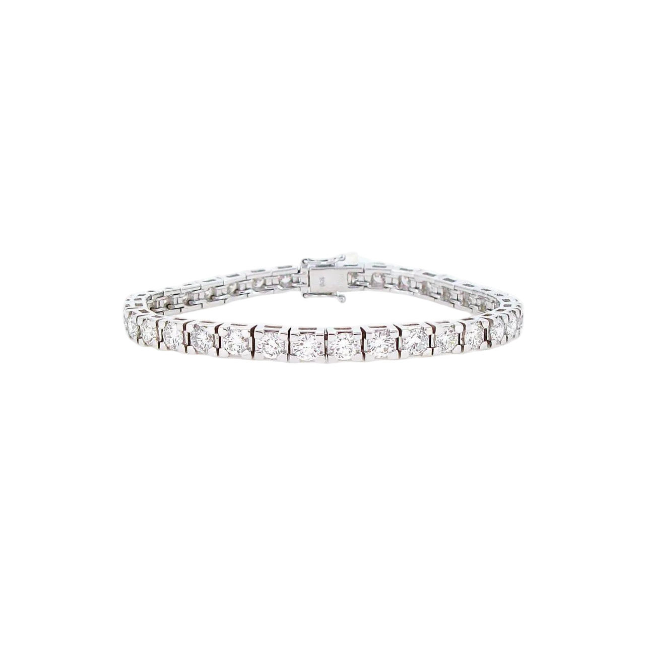 White Diamond Tennis Bracelet - K.S. Sze & Sons