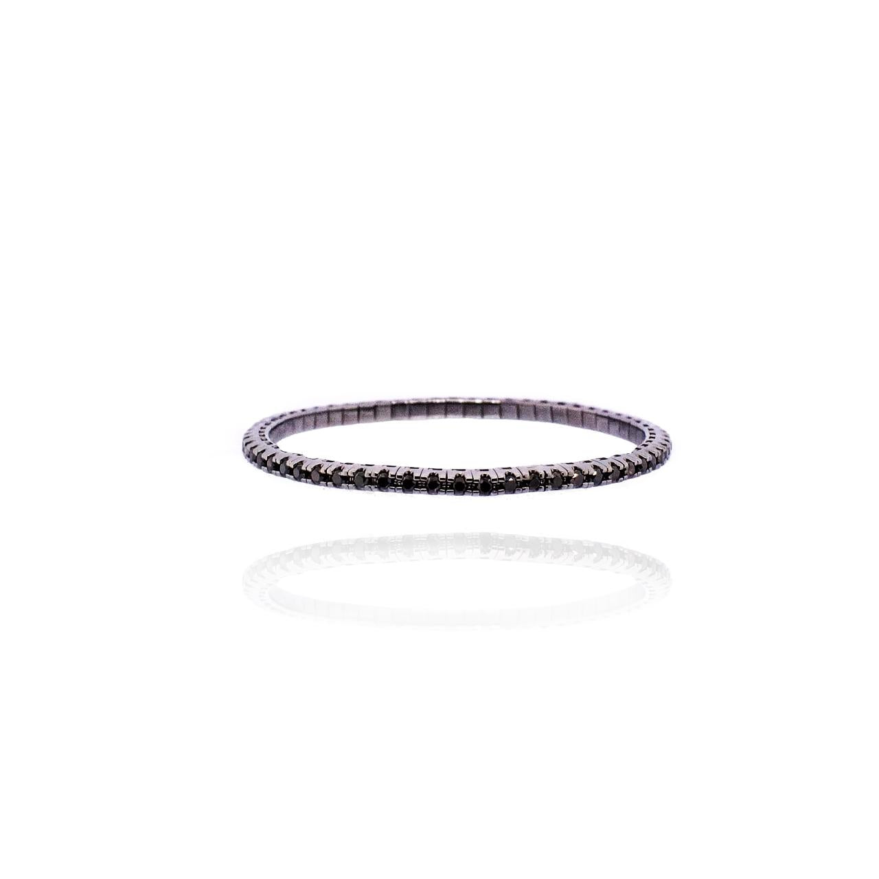 Stretchable Black Diamond Bracelet