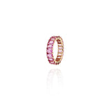 Rose Gold Pink Sapphire Ring