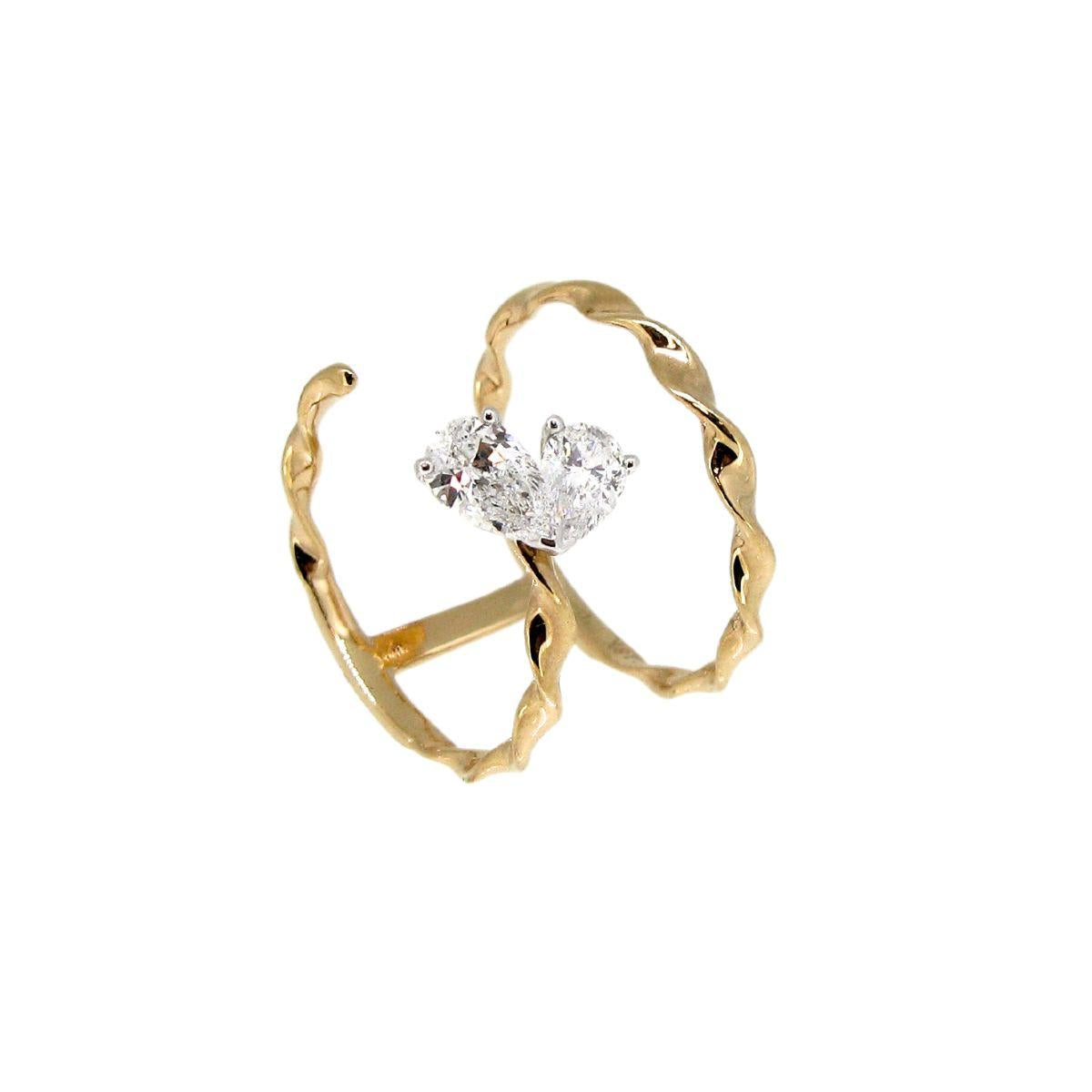 The Diamond Twist Ring - K.S. Sze & Sons