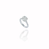 Round Illusion Diamond Ring