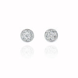 Round Illusion Diamond Earrings