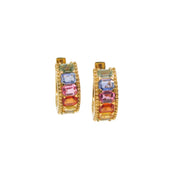 Multicolored Sapphire Earrings - K.S. Sze & Sons