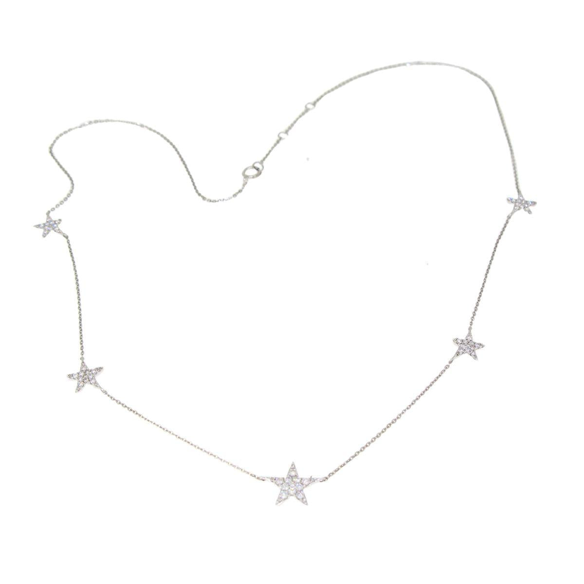Star Diamond Long Necklace - K.S. Sze & Sons