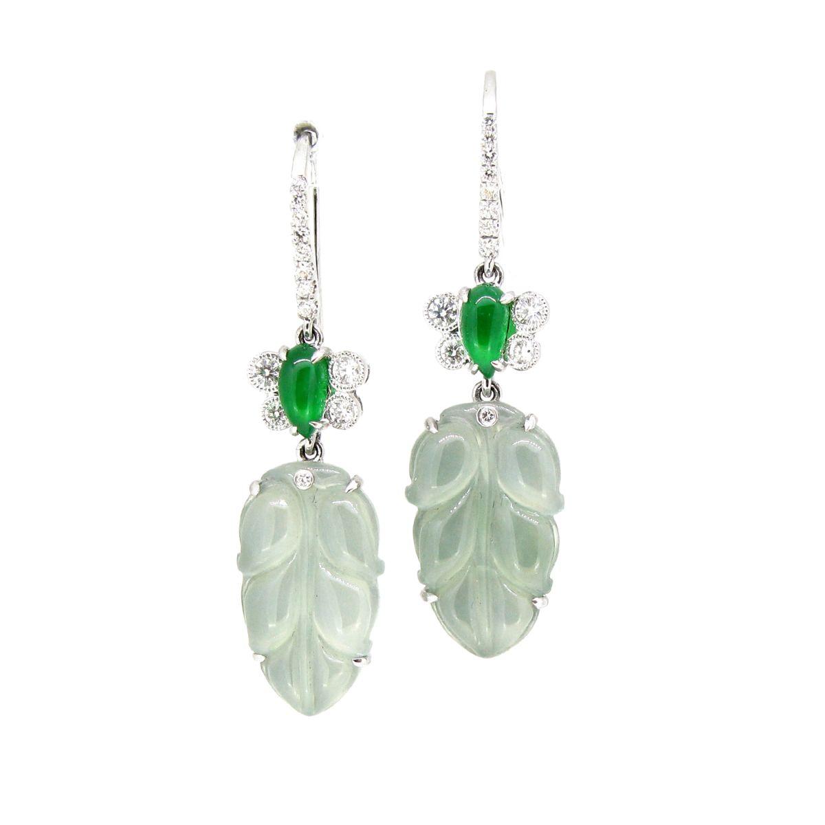 Jade Earrings - K.S. Sze & Sons