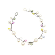 Pearl & Color Sapphire Bracelet - K.S. Sze & Sons