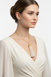 Pearl Tassel Necklace