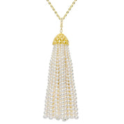 Pearl Tassel Necklace - K.S. Sze & Sons