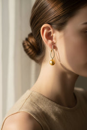 Diamond Pearl Earrings