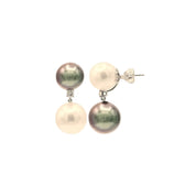 Diamond Pearl Earrings - K.S. Sze & Sons