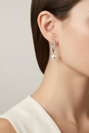 Dangling Pearl Earrings