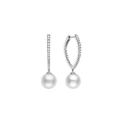 Dangling Pearl Earrings - K.S. Sze & Sons