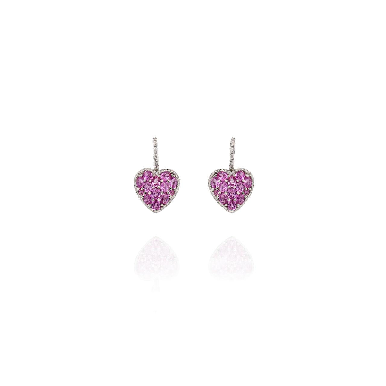 Sapphire Diamond Earrings