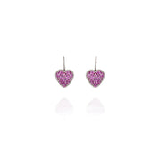Sapphire Diamond Earrings