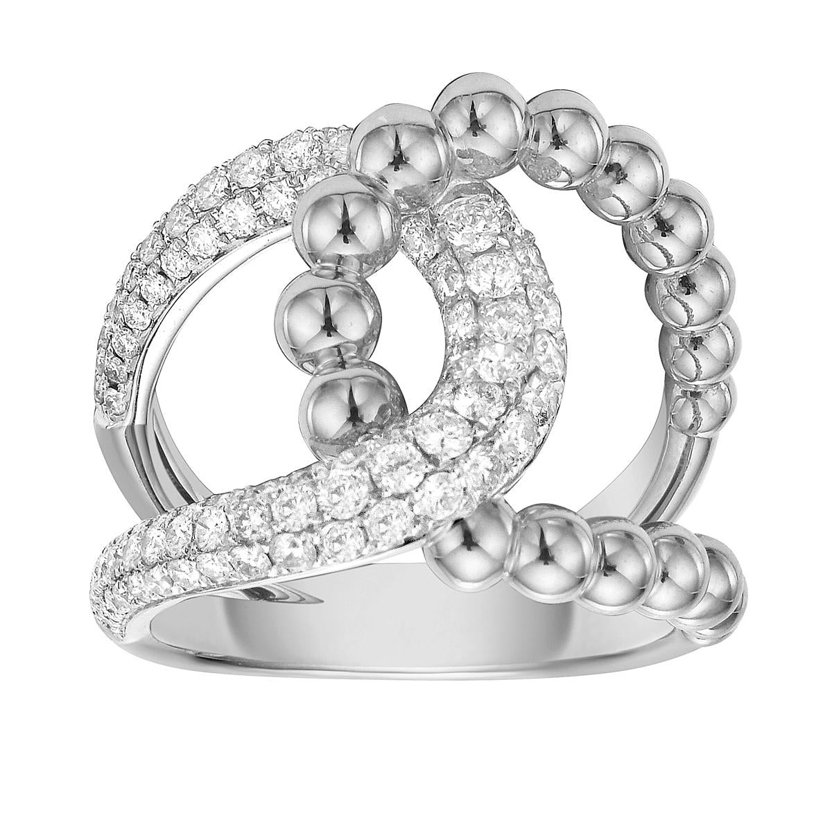 Diamond Knot Ring - K.S. Sze & Sons