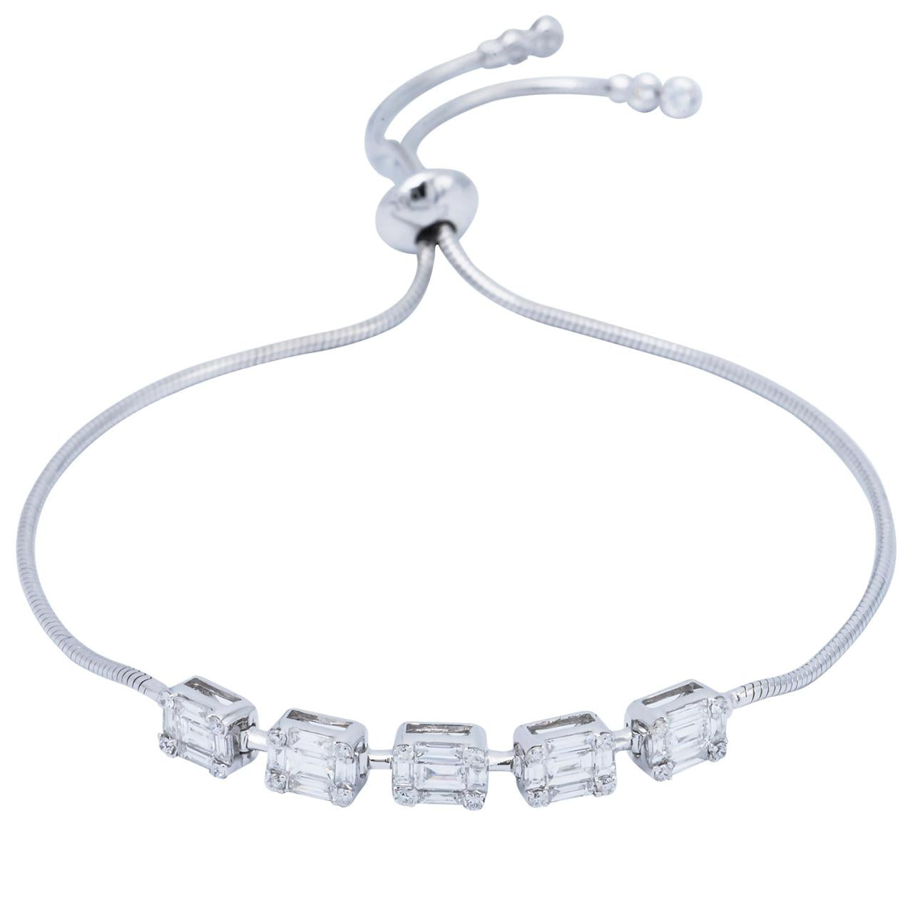 Illusion Diamond Bracelet - K.S. Sze & Sons