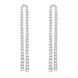 Long Diamond Earrings